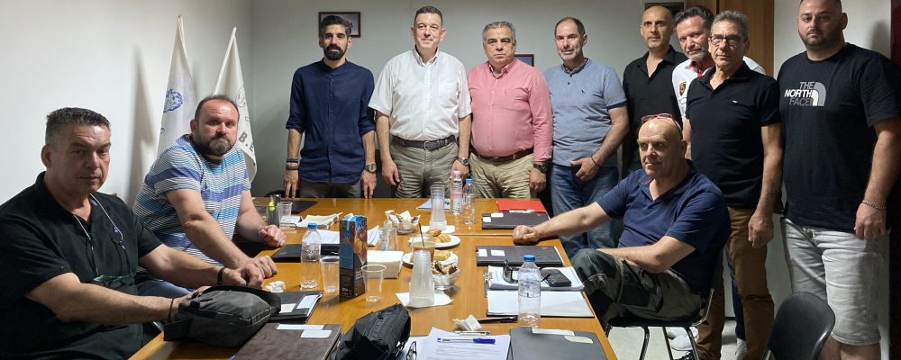 Συνάντηση με τον Βουλευτή Β’ Θεσσαλονίκης κ. Ν. Παπαδόπουλο για την υποχρεωτική εφαρμογή του “Ψηφιακού Πελατολογίου”.